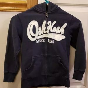 Osh Kosh navy blue Hoodie Jacket  Boys Sz 7x